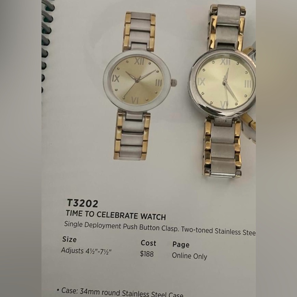 Silpada Gold and Silver Watch